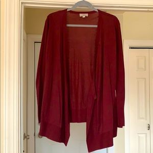 Loft Outlet Women’s Dark Red Cardigan, Size M